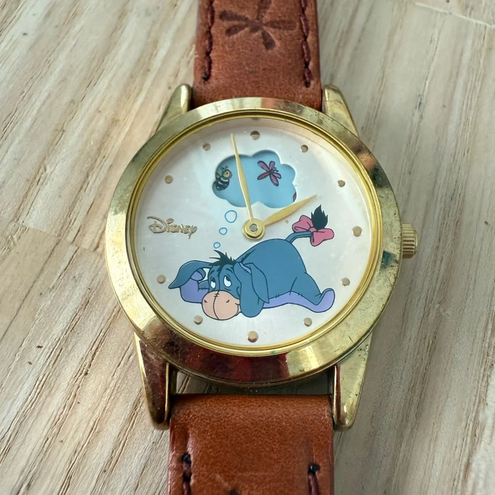 Vintage 90s SII Disney Winnie the Pooh Eeyore daydream watch NEW BATTERY